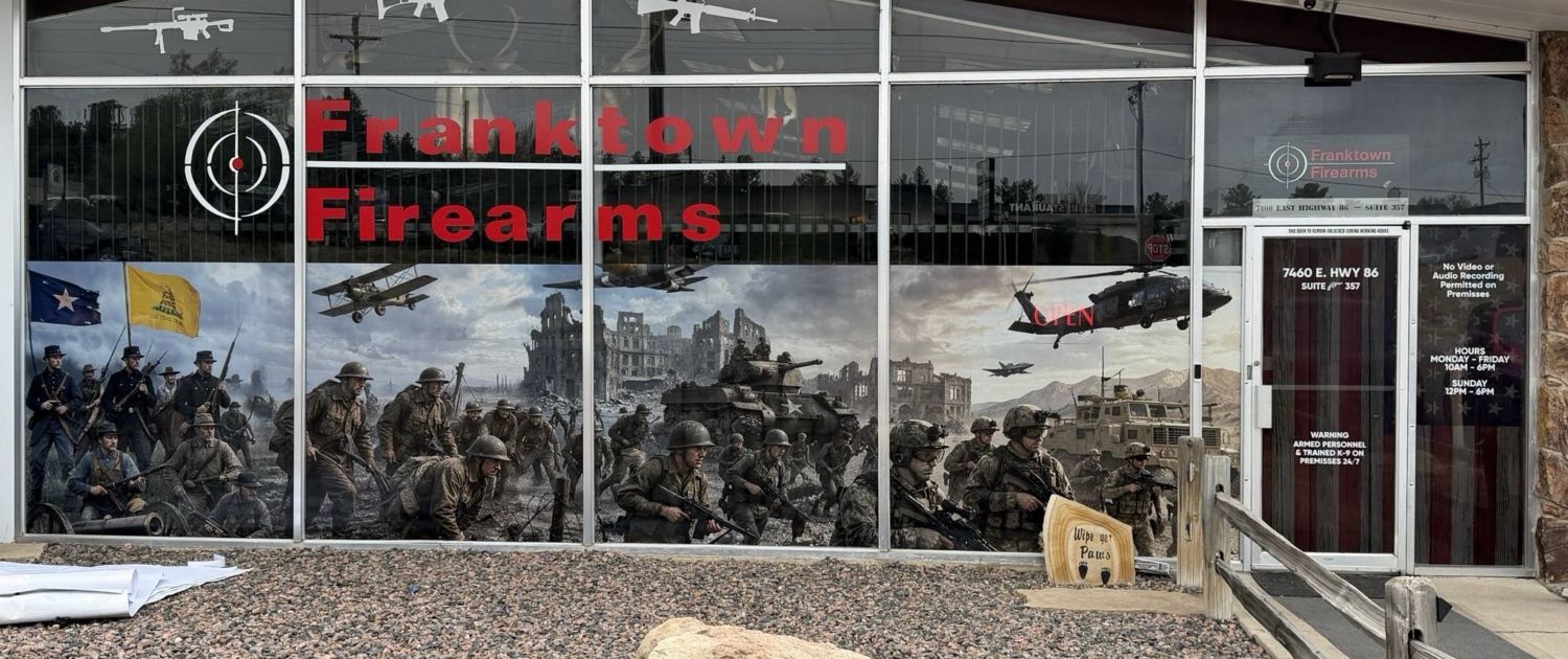 Colorado SB25-003 lawsuit briefing graphic — Franktown Firearms